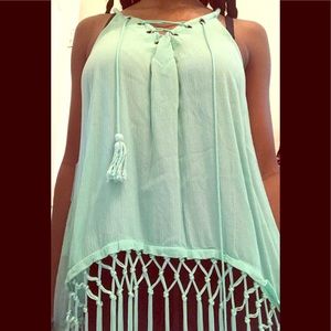 🌊 Mint / Seafoam Green 🌊 Tank  .🎆 Worn once 🎆